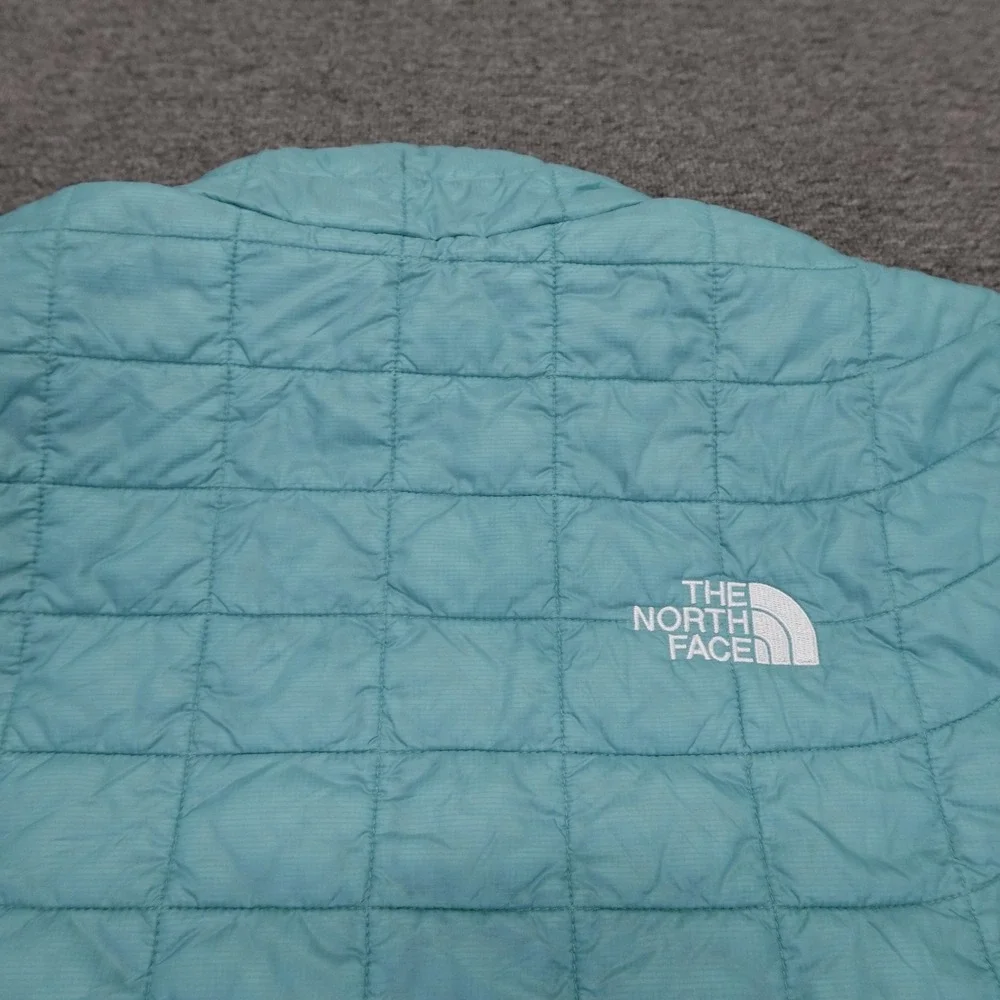 The North Face ThermoBall Eco Jacket Mens Large Blue Puffer Insulated Zip